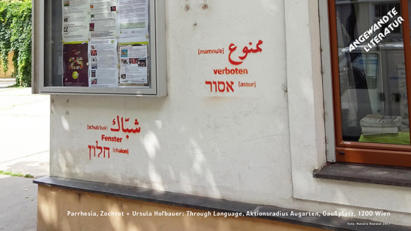 through language